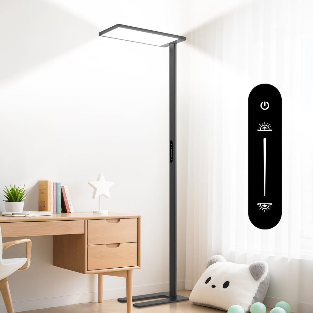120W Full Spectrum Dimmable LED Floor Lamp 77 Inch