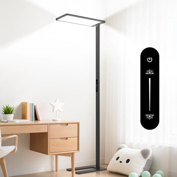 120W Full Spectrum Dimmable LED Floor Lamp 77 Inch