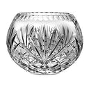 Clear Crystal Rose Bowl Vase 5 Inch
