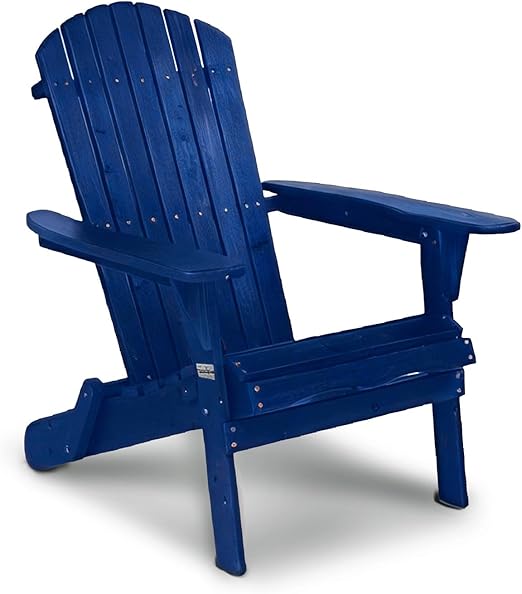 Folding Adirondack Chair – Solid Fir Wood, Outdoor