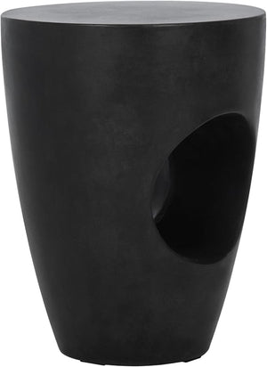Round Concrete Outdoor Accent Table
