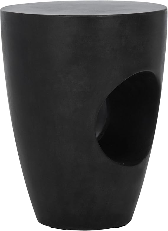 Round Concrete Outdoor Accent Table