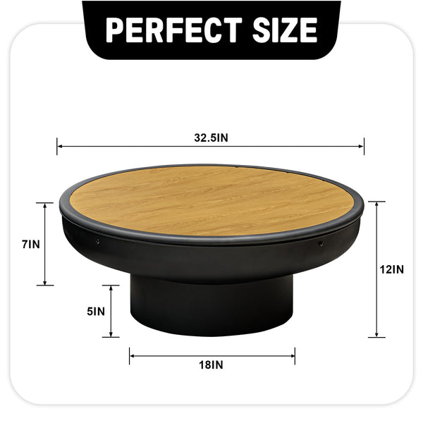 Round Wood Burning Fire Pit with Lid, Grill Grates & Deep Bowl – Outdoor Backyard Patio