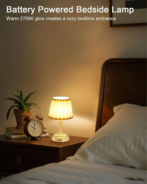 Rechargeable Cordless Table Lamp 2 Pack — Dimmable Touch Night Light