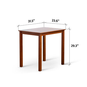 3-Piece Farmhouse Dining Table Set for 2
