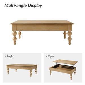 Lift Top Coffee Table with Storage