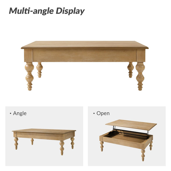 Lift Top Coffee Table with Storage