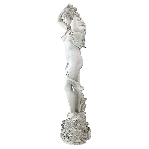 Spring Awakening Woman Garden Statue – 40" Tall Cast Stone Resin