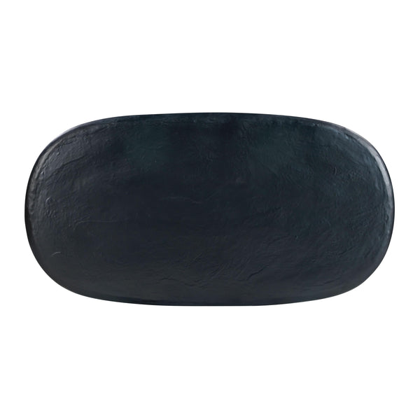 Faux Plaster Oval Dining Table