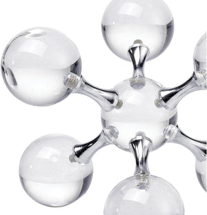 Crystal Chrome Bookends Set of 2