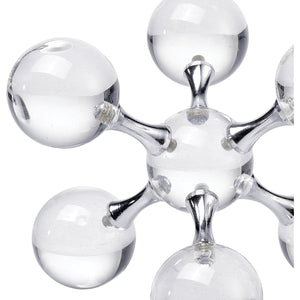 Crystal Chrome Bookends Set of 2