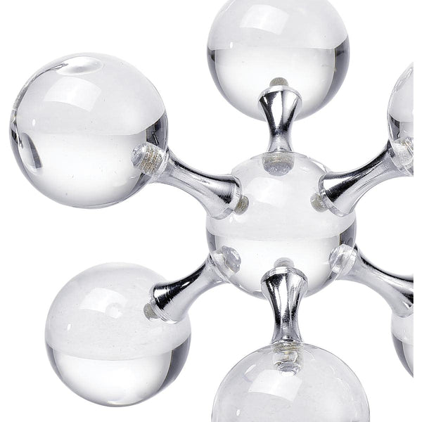 Crystal Chrome Bookends Set of 2