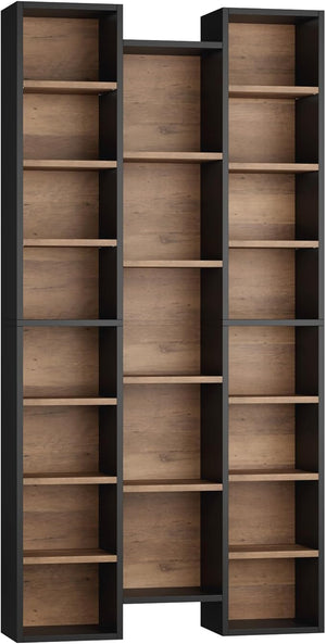 21-Cube Tall Bookshelf with Adjustable Shelves