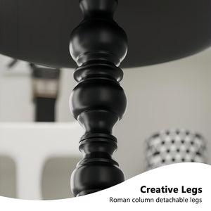 Round Metal Side Table – Small Accent End Table