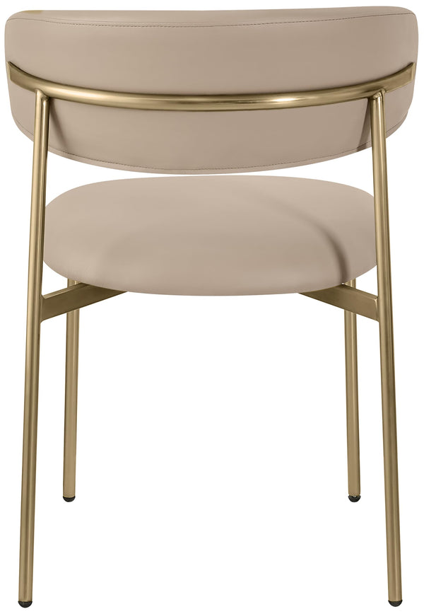 Vegan Leather Dining Chair Set of 2