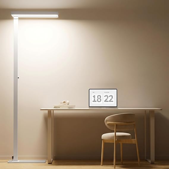 Full-Spectrum LED Floor Lamp with Dimmer