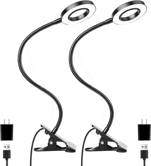 Clip-On Desk Lamp with Dimmable LED