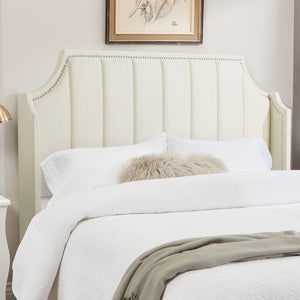 Queen Size Velvet Tufted Wingback Headboard