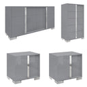 4-Piece Bedroom Dresser Set with High Gloss UV Finish