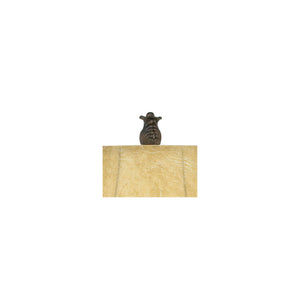 Bronze Swing Arm Desk Table Lamp 22.5" with Faux Leather Shade