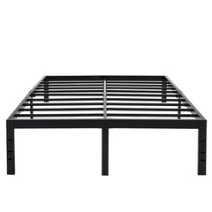 Heavy Duty King Metal Bed Frame with 18-Inch Storage