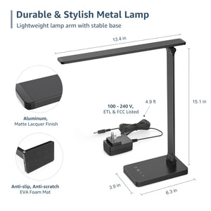 LED Desk Lamp with Touch Control