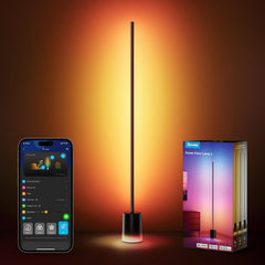Smart RGBIC LED Floor Lamp with Music Sync – 1725lm, Color Changing, Dimmable