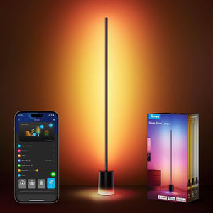 Smart RGBIC LED Floor Lamp with Music Sync – 1725lm, Color Changing, Dimmable