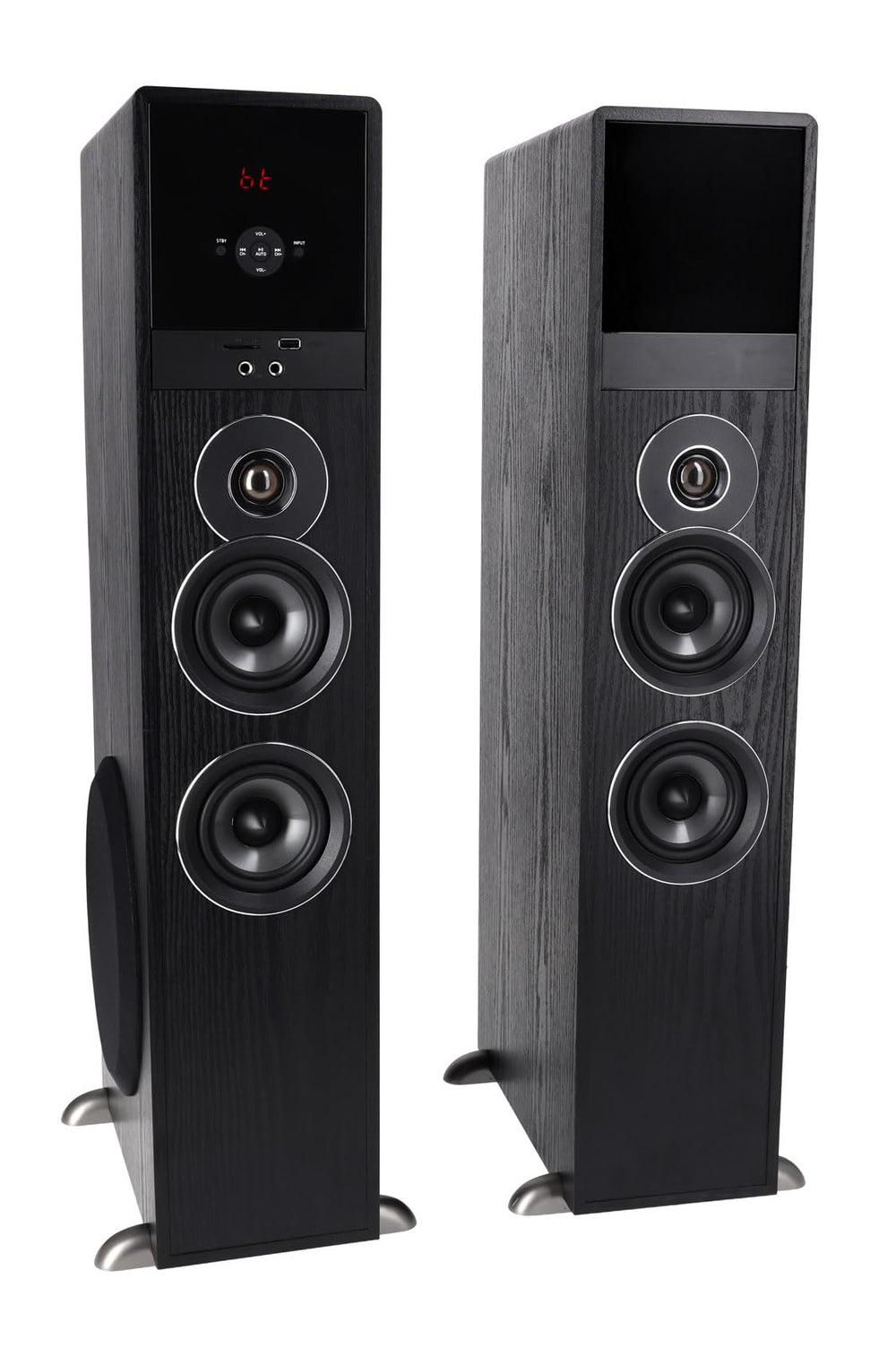 Powered Home Theater Tower Speaker System with Karaoke & Bluetooth