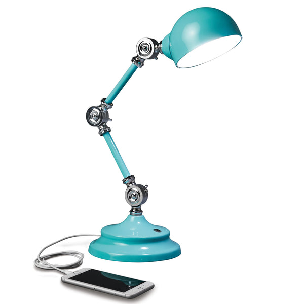 LED Desk Lamp with USB Charging Port, Touch Controls & Adjustable Neck – 3 Brightness Settings