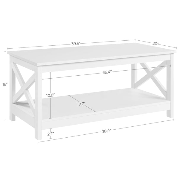 3-Piece Living Room Table Set – Coffee Table & 2 End Tables