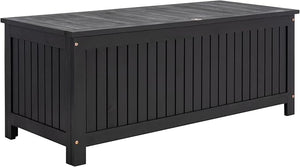 Outdoor Cushion Storage Deck Box with Bench Seat
