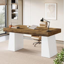 55-Inch Executive Desk with Double Pedestal