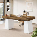 55-Inch Double Pedestal Executive Desk