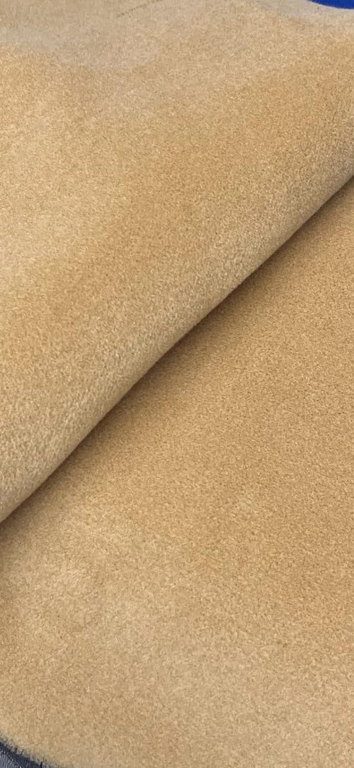Wool Coating Fabric by the Yard – Medium Camel