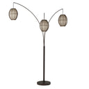 Arc Floor Lamp with 3 Movable Shades & Adjustable Height