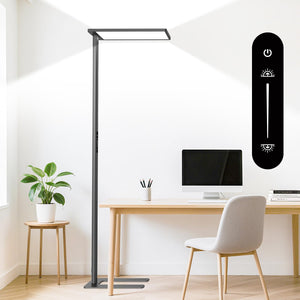 120W Full Spectrum Dimmable LED Floor Lamp 77 Inch
