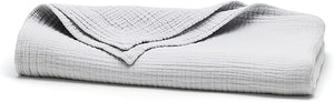Organic Cotton Throw Blanket – Soft, Lightweight & Breathable, 50x70"