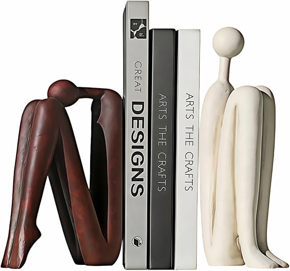 Decorative Resin Bookends Set of 2