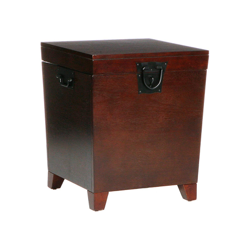 Espresso Trunk End Table