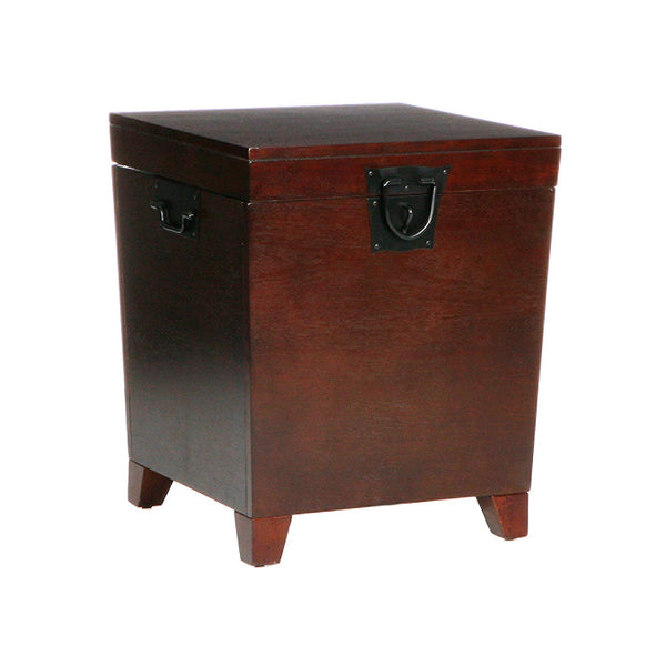 Espresso Trunk End Table
