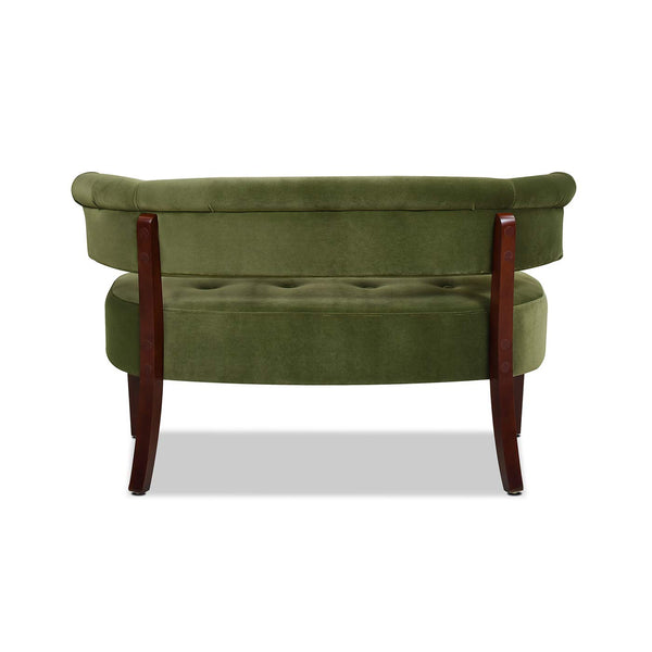 Upholstered Tufted Entryway Bench with Back Settee