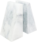 Polished Marble Triangular Bookends
