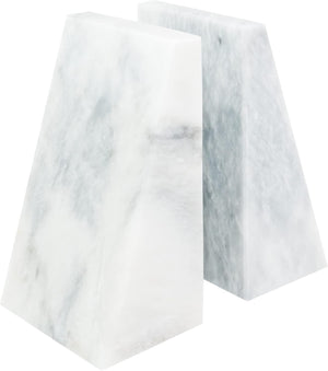 Polished Marble Triangular Bookends