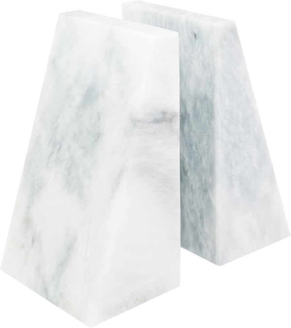 Polished Marble Triangular Bookends