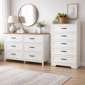 5-Drawer Dresser & 6-Drawer Chest Set