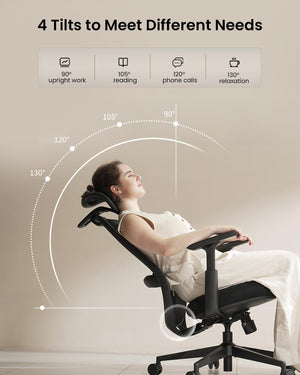 Ergonomic High-Back Mesh Office Chair with Lumbar Support