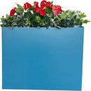 Metal Tall Rectangular Planter Box – Large Outdoor Flower Pot
