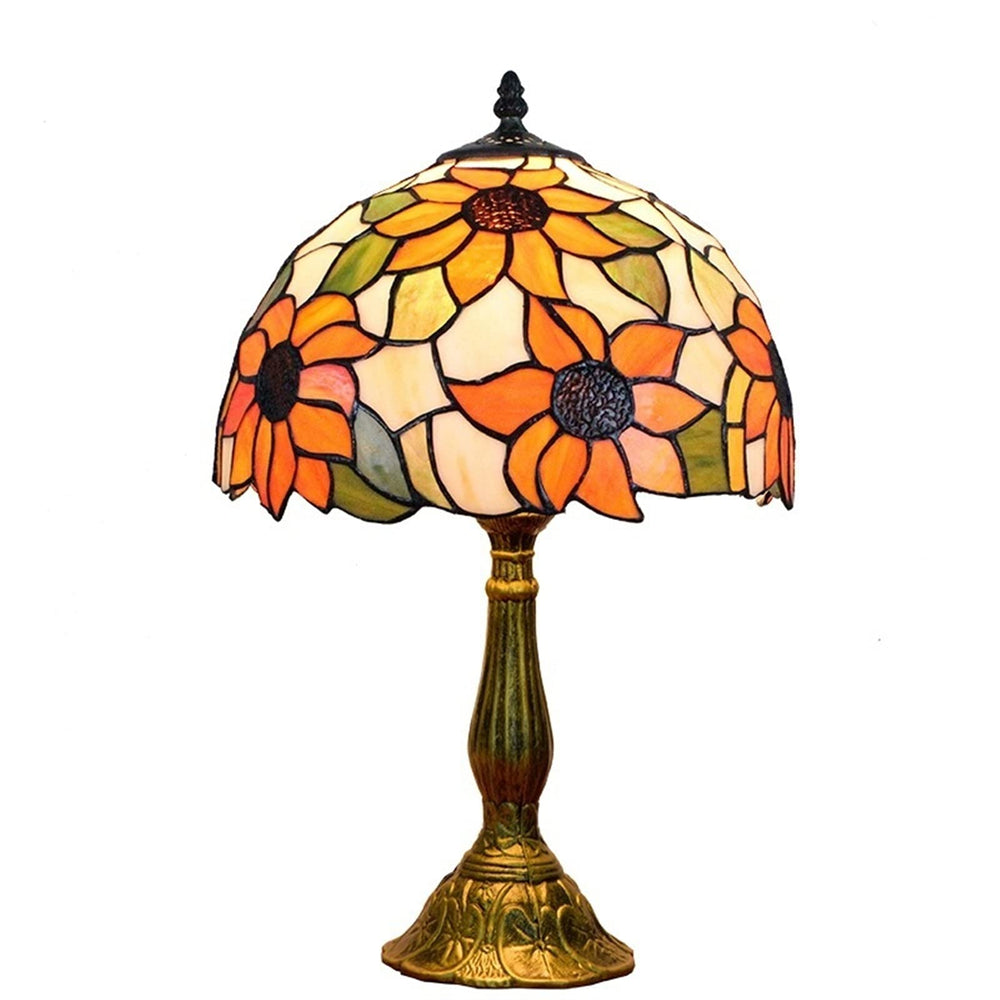 Tiffany Style Stained Glass Table Lamp