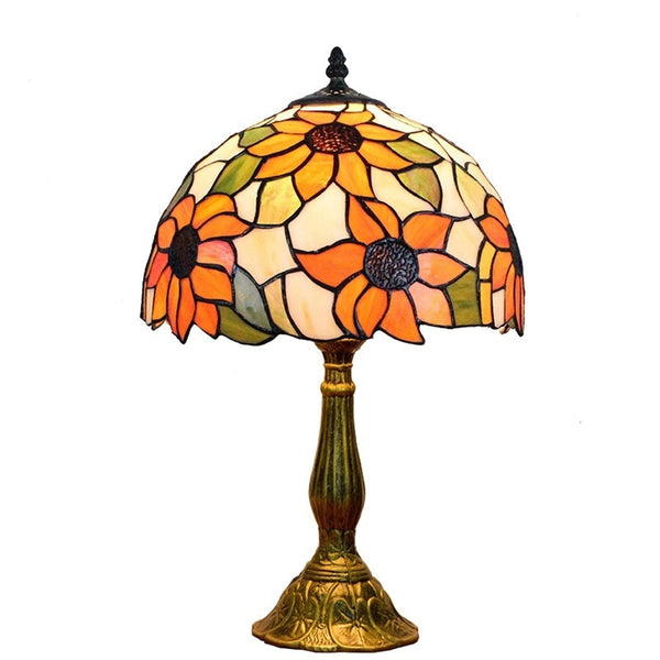 Tiffany Style Stained Glass Table Lamp